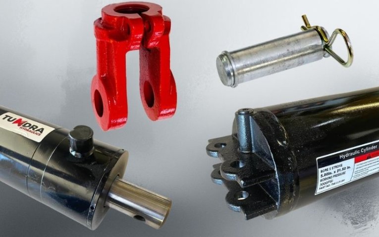 Tipos de Montaje en Cilindros Hidráulicos: Horquilla, Perno y Base