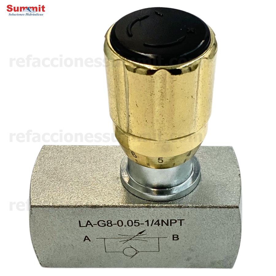 Válvula Estranguladora o Reguladora de Flujo