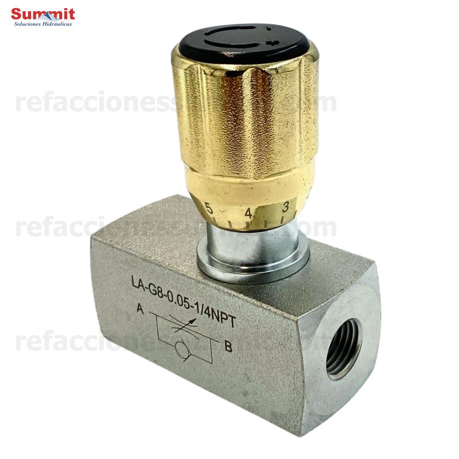 Válvula Estranguladora o Reguladora de Flujo