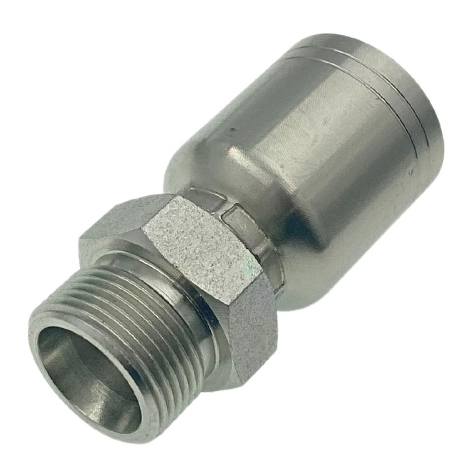 Conectores Rectos Conector Recto Rosca Metrico Heavy Series Cono 24º Macho 24mm Manguera ...