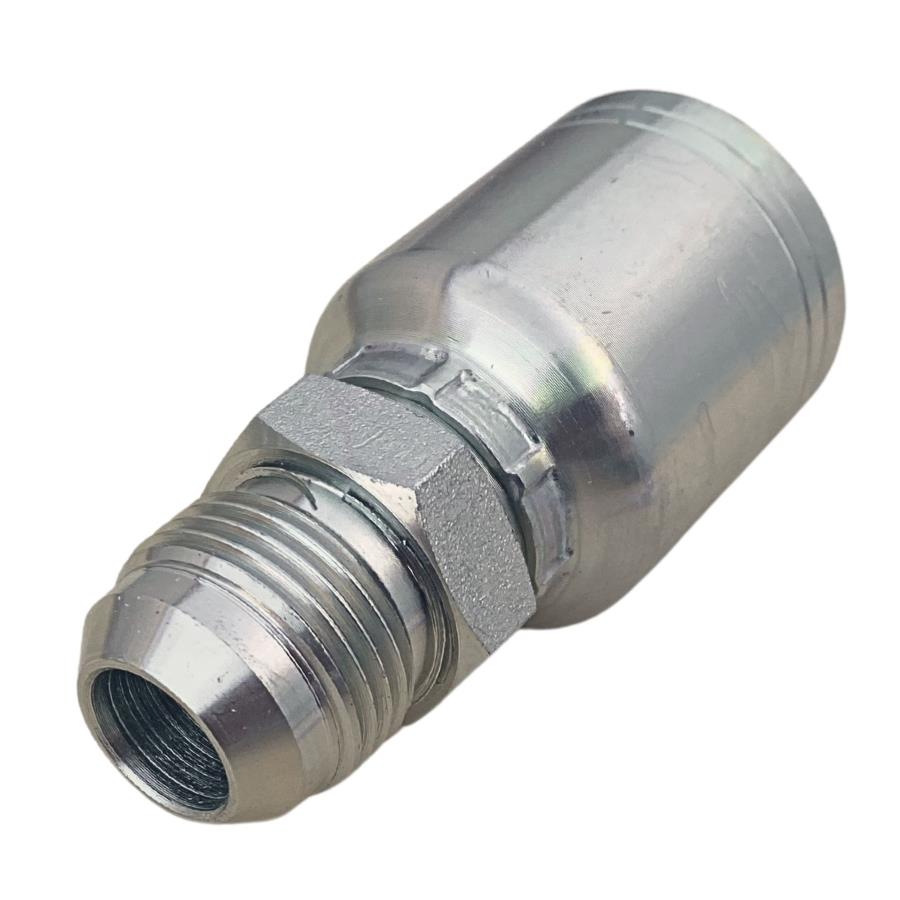 24EMTXS | Gomo 90° Parker, Connettore A: Maschio 37° JIC Flare, B: Maschio 37° JIC Flare, In Acciaio | RS - Foto 2