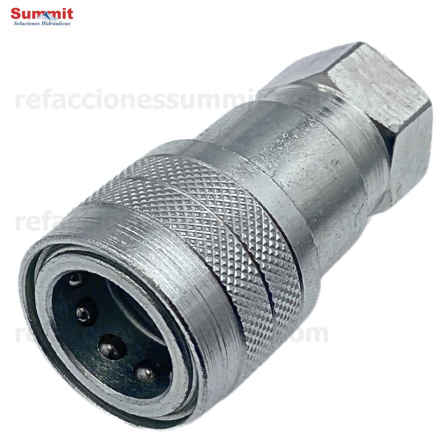 Acoplador Hidráulico Hembra 3/8