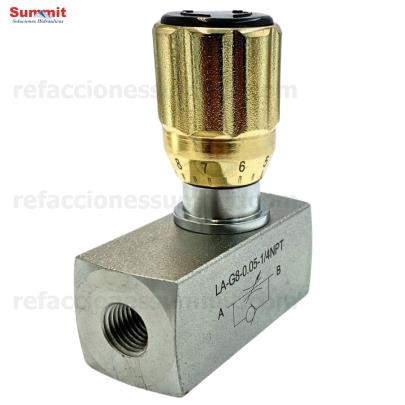 Válvula Estranguladora o Reguladora de Flujo