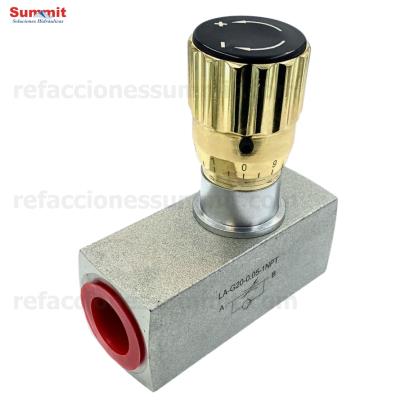 Válvula Reguladora de Flujo de Aguja 1" NPT