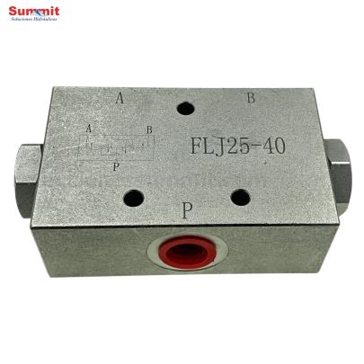 Divisor de flujo hidráulico de dos vías 25-40