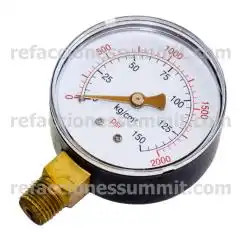 Manómetro de Presión Tipo Radial 0 - 2,000 psi.